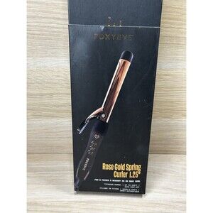 FoxyBae Wanderlux 32mm Rose Gold Titanium Curling Wand ROSE 450F Wand